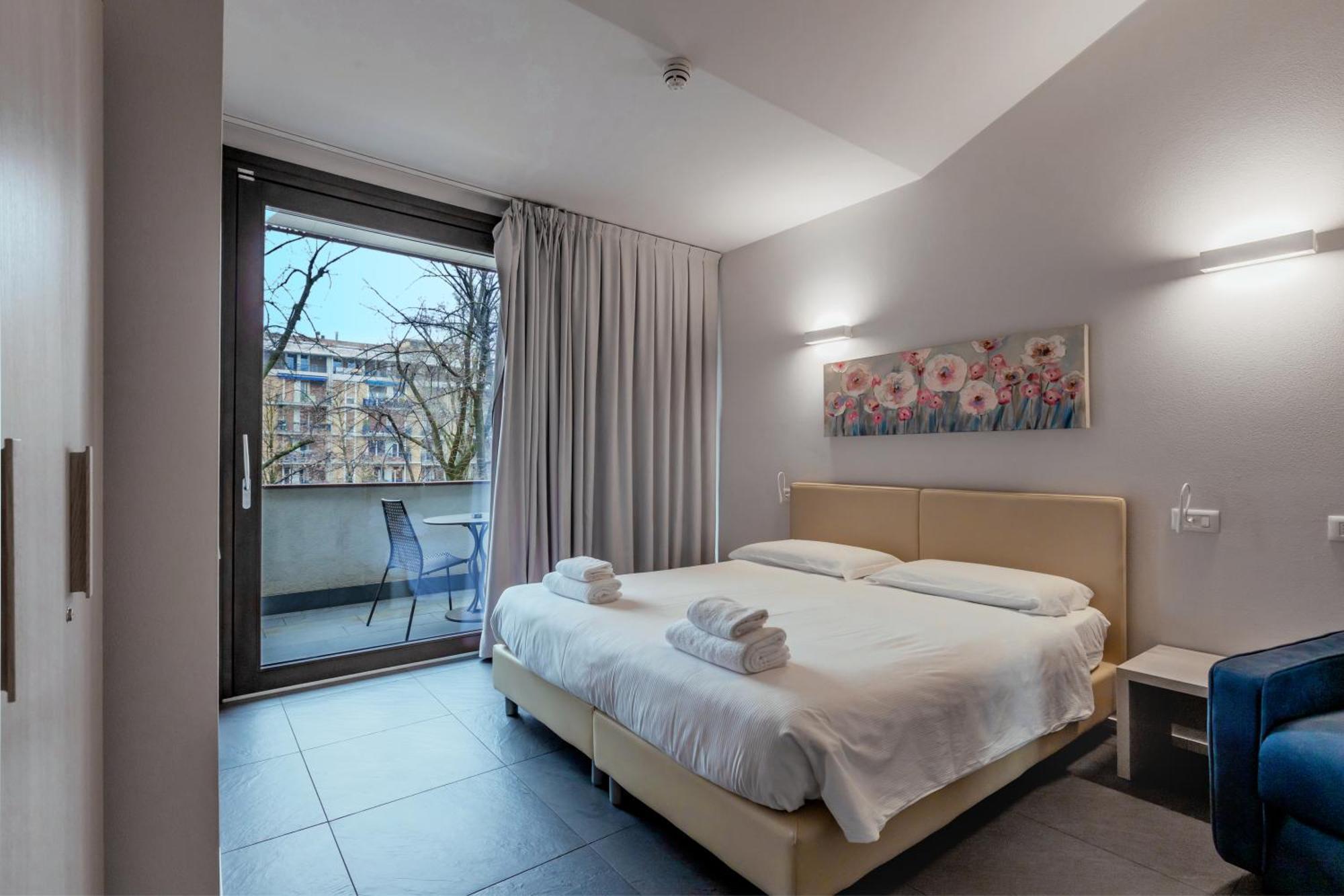 Habitación con balcón y baño privado - 1 o 2 camas